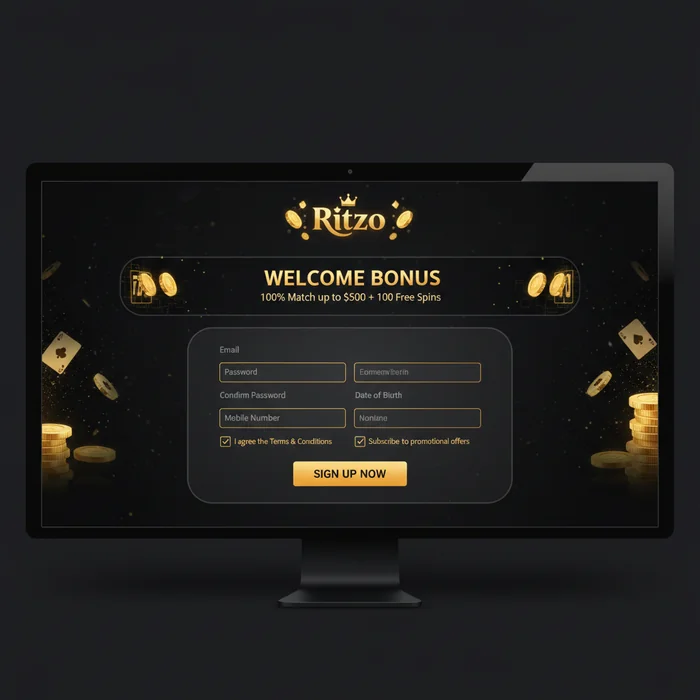 Ritzo Casino Signup